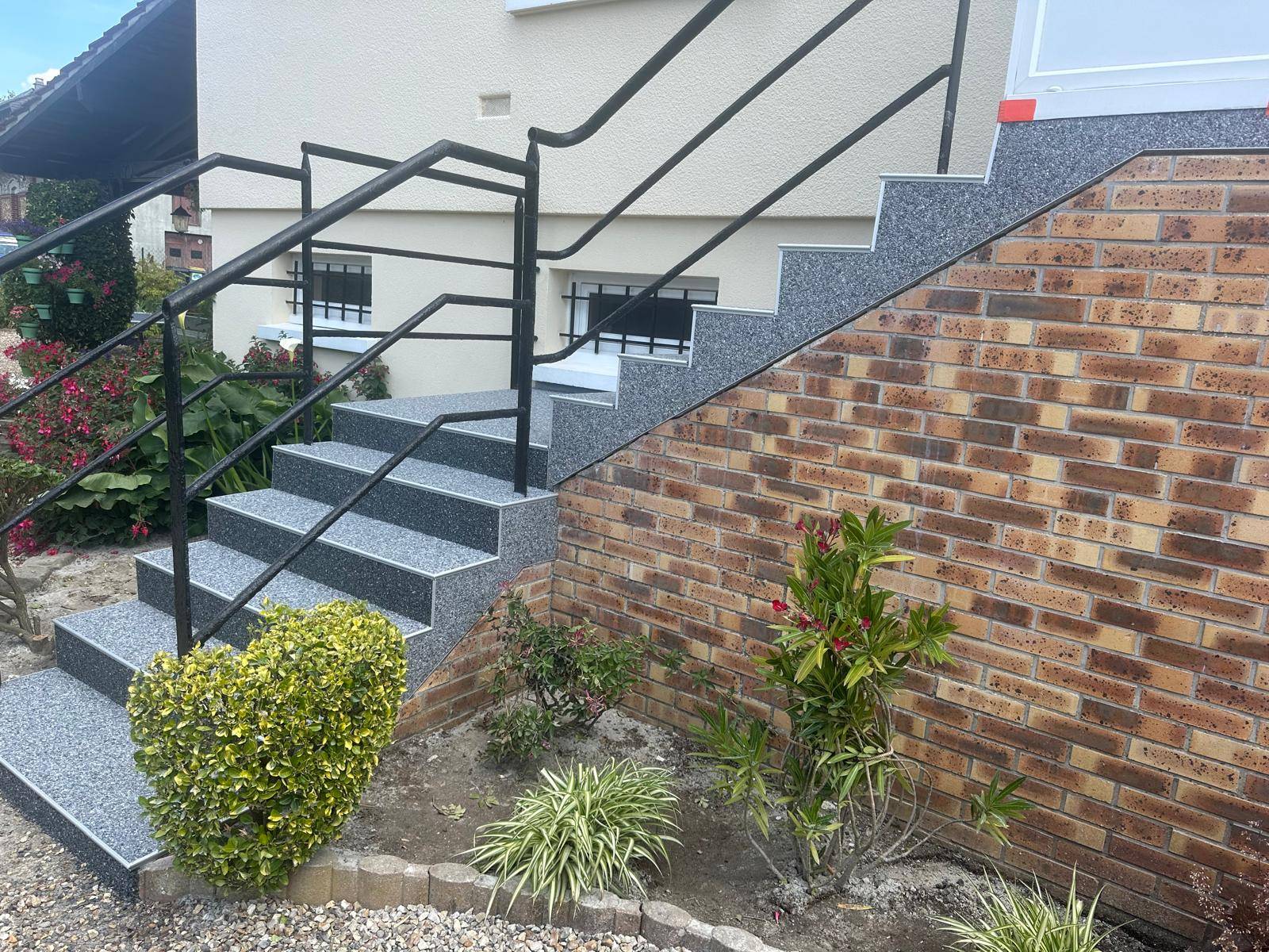 Escaliers gris