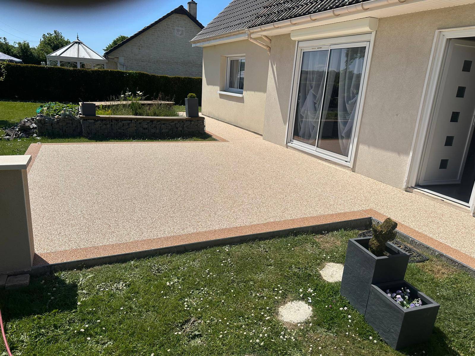 Terrasse en résine