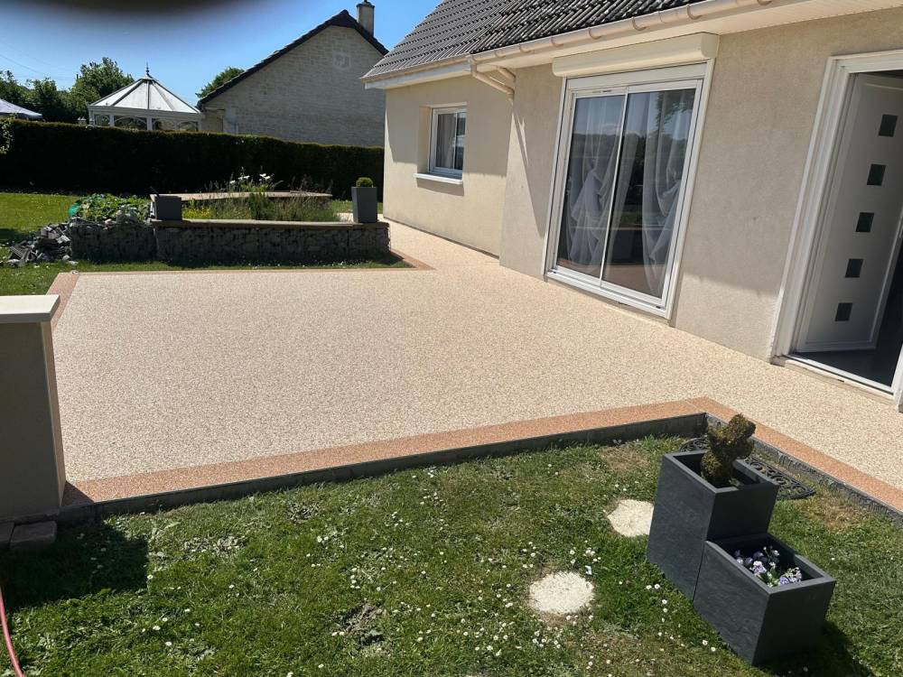 Terrasse en résine